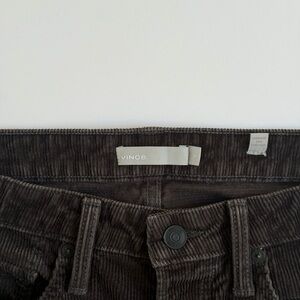 Vince Dark Brown Corduroy Trousers